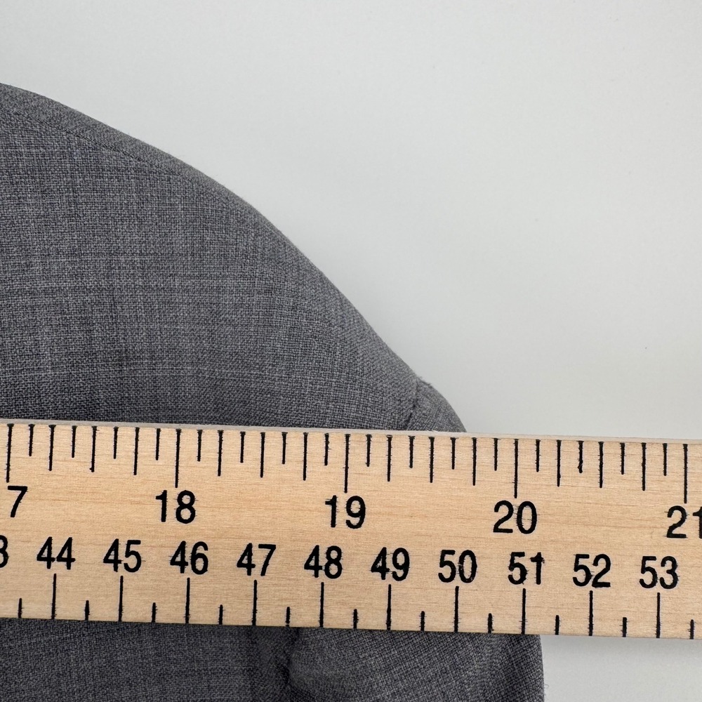 Jos‎ A Bank 1905 Mens 46 Regular Grey Wool Slim Fit Suit Blazer Jacket - Picture 9 of 13